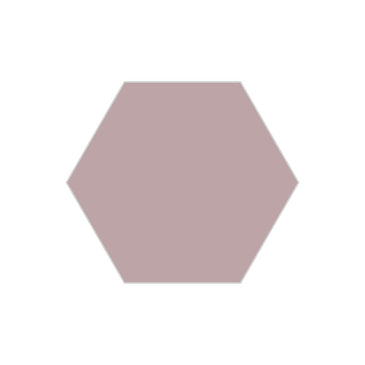 8" Hexagon Original Ceramic Tile in Painted Sky Matte