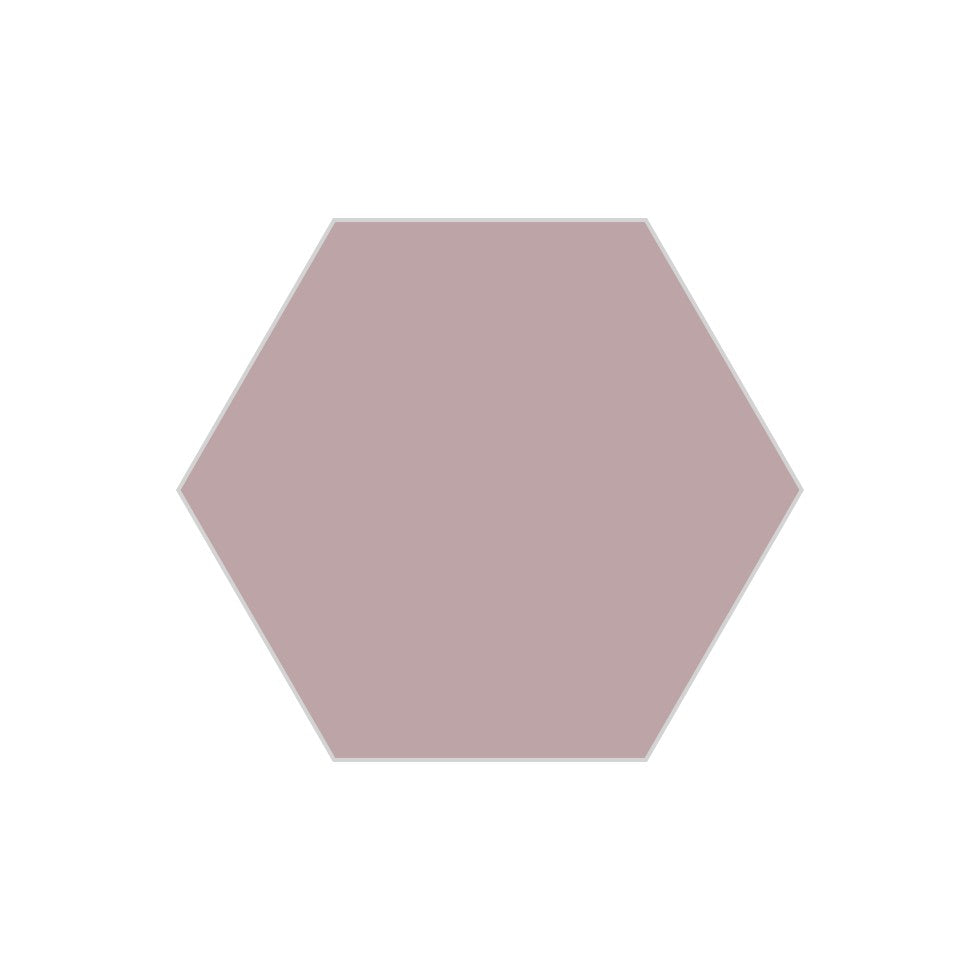 8" Hexagon Original Ceramic Tile in Painted Sky Matte