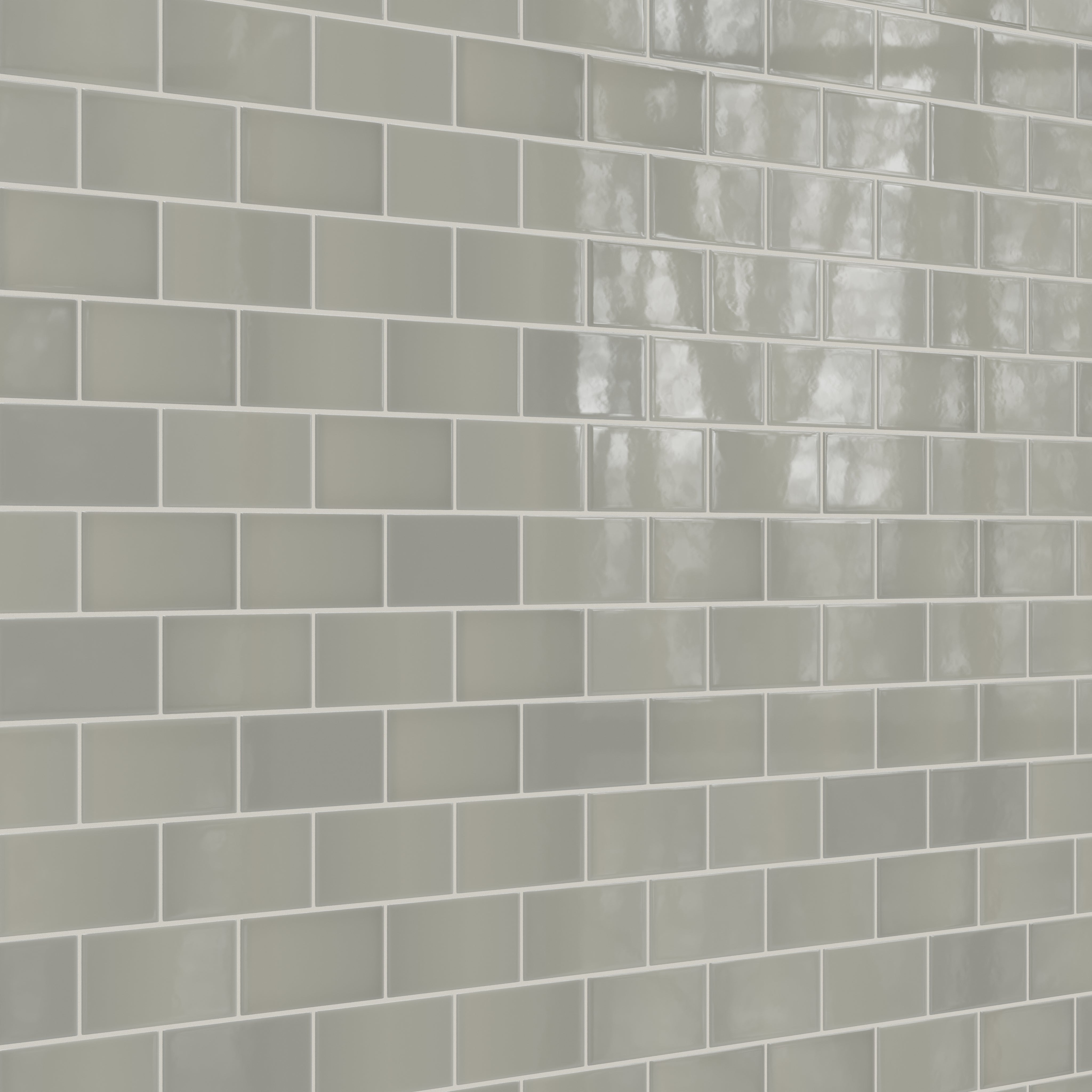 3x6 Natural Press Ceramic Tile in Puget Sound Gloss