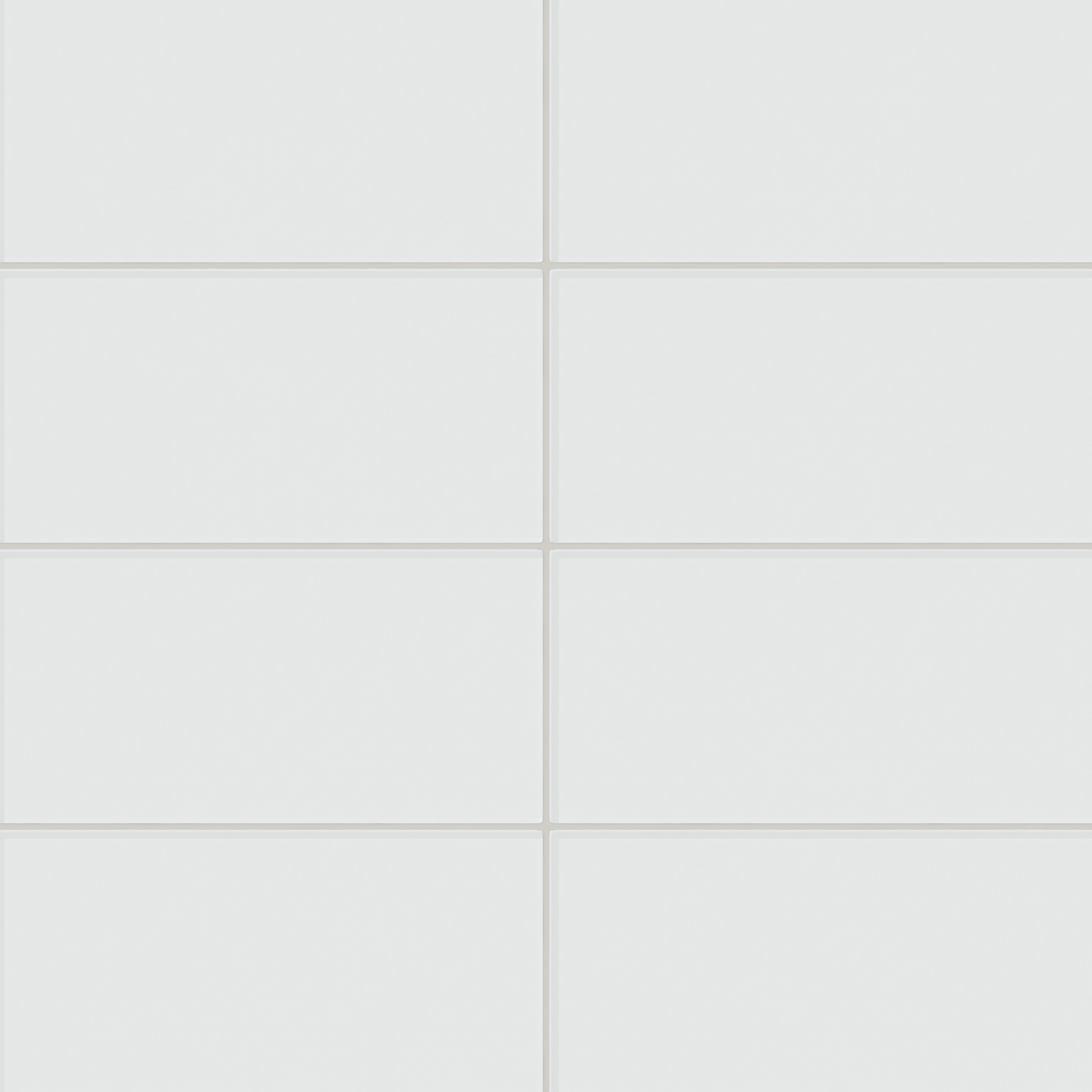 6x12 Glass Tile in Egret Gloss