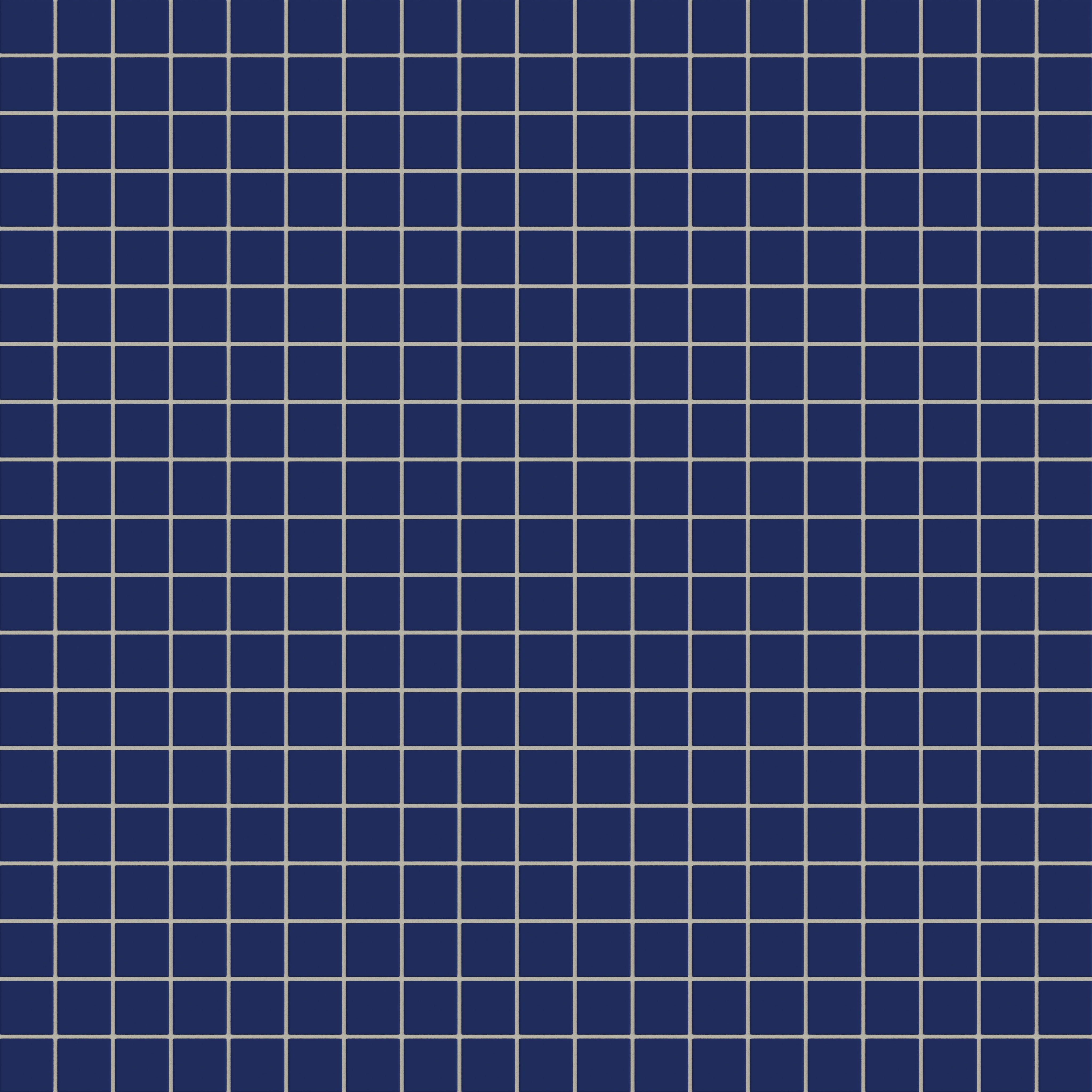 2x2 Straight Set Sheeted Natural Press Ceramic Mosaic Tile in Ultramarine Matte