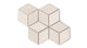 Large Diamond Original Ceramic Tile in Ivory Gloss