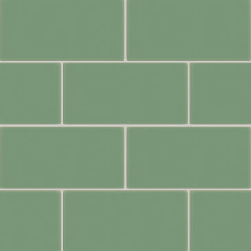 6x12 Original Ceramic Tile in Sea Green Matte