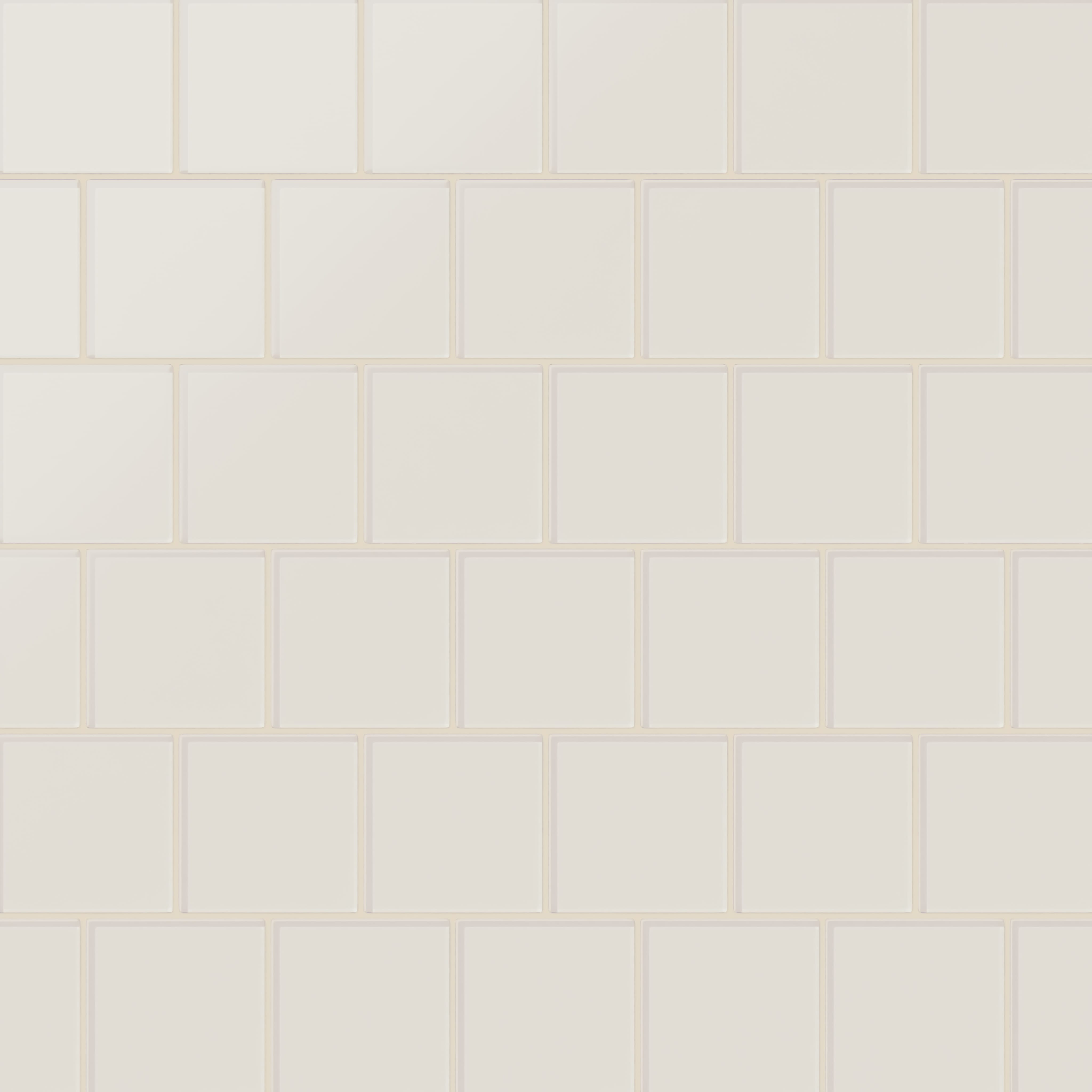 Quick Ship 4x4 Glass Tile in Dove Matte