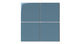 6x6 Natural Press Ceramic Tile in Azurite Gloss