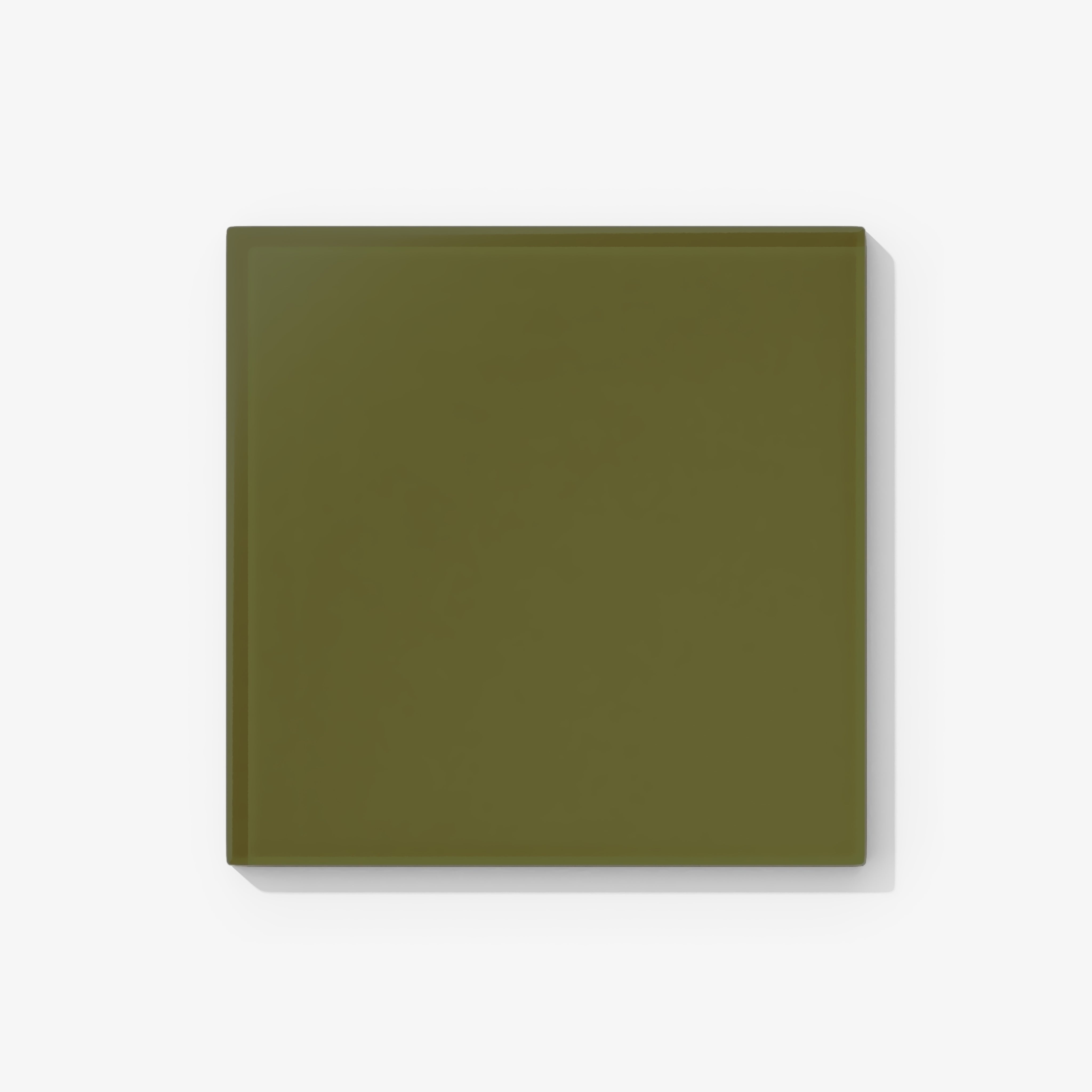 6x6 Glass Tile in Cormorant Matte