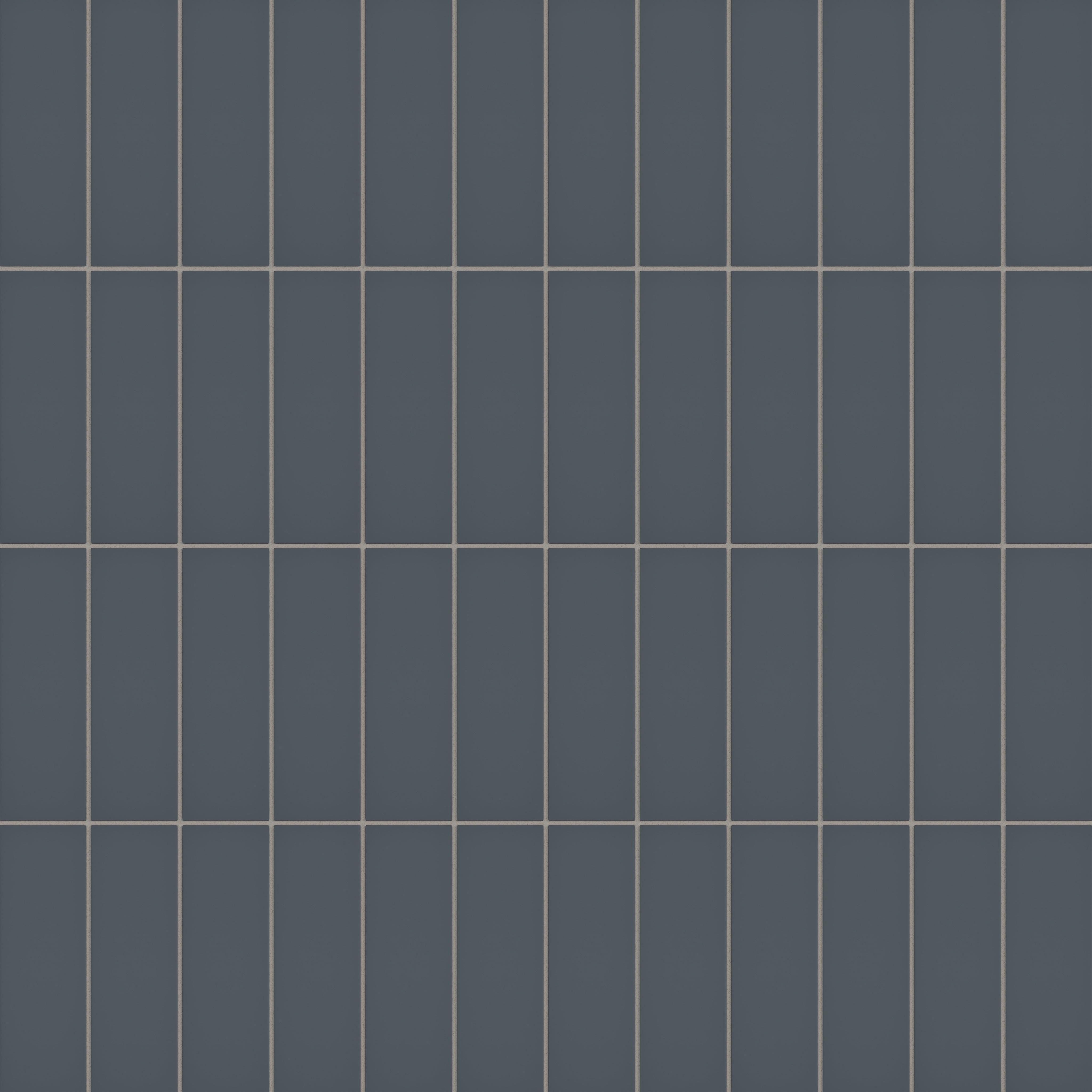 3x9 Natural Press Ceramic Tile in Indigo Matte