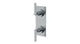 Flatiron Two Handle Wall Mount Shower Trim with Linear Lever Handles in Satin Chrome