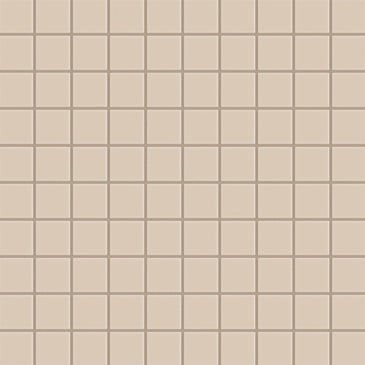 2x2 Straight Set Sheeted Original Ceramic Mosaic Tile in Sweet Pea Matte