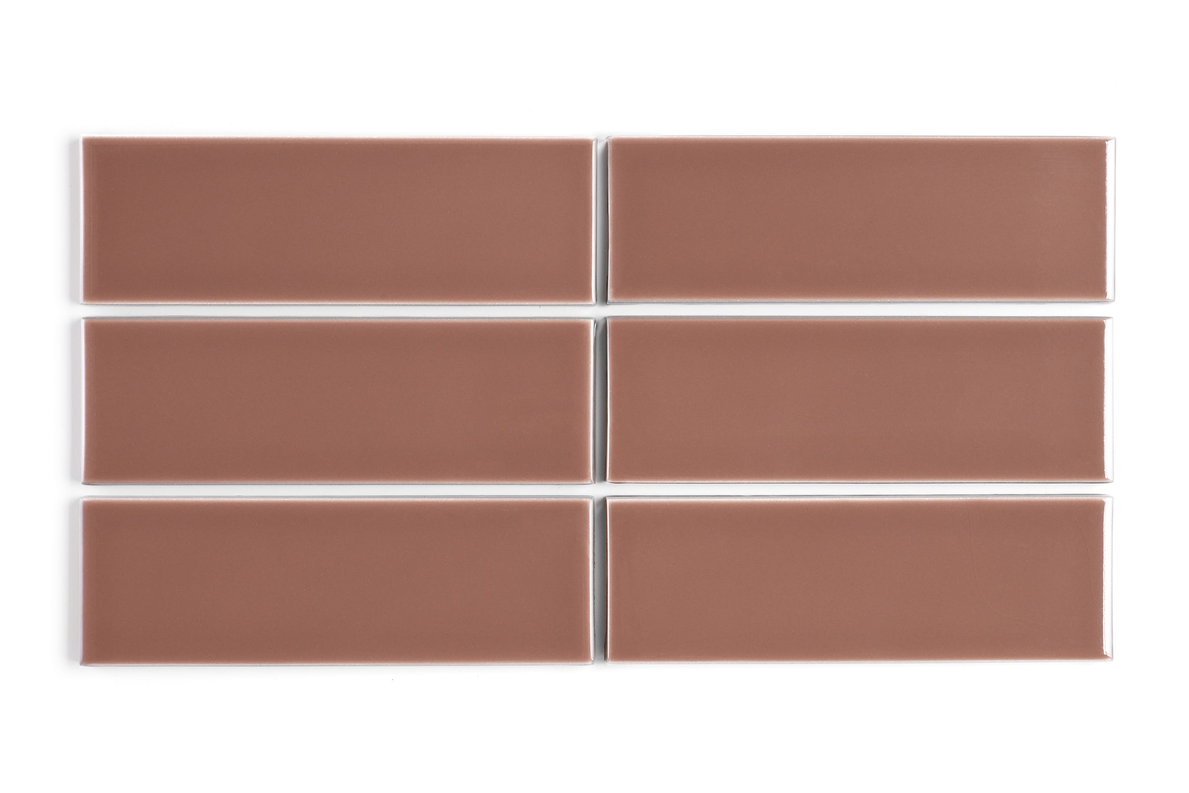 3x9 Original Ceramic Tile in Mauve Gloss