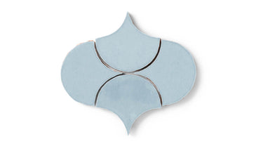 Ogee Drop Original Ceramic Tile in Crater Lake Gloss