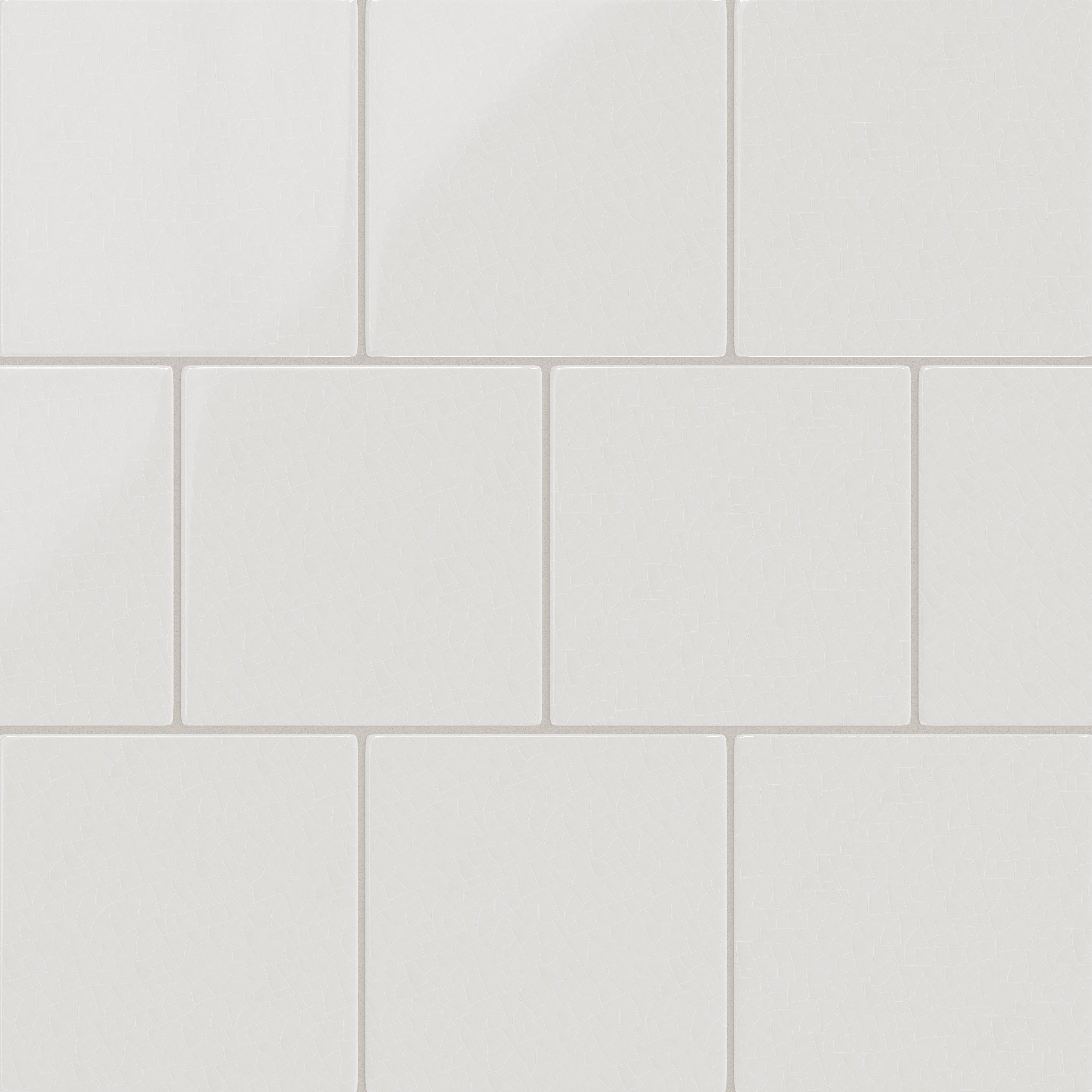 8x8 Original Ceramic Tile in Frost Gloss