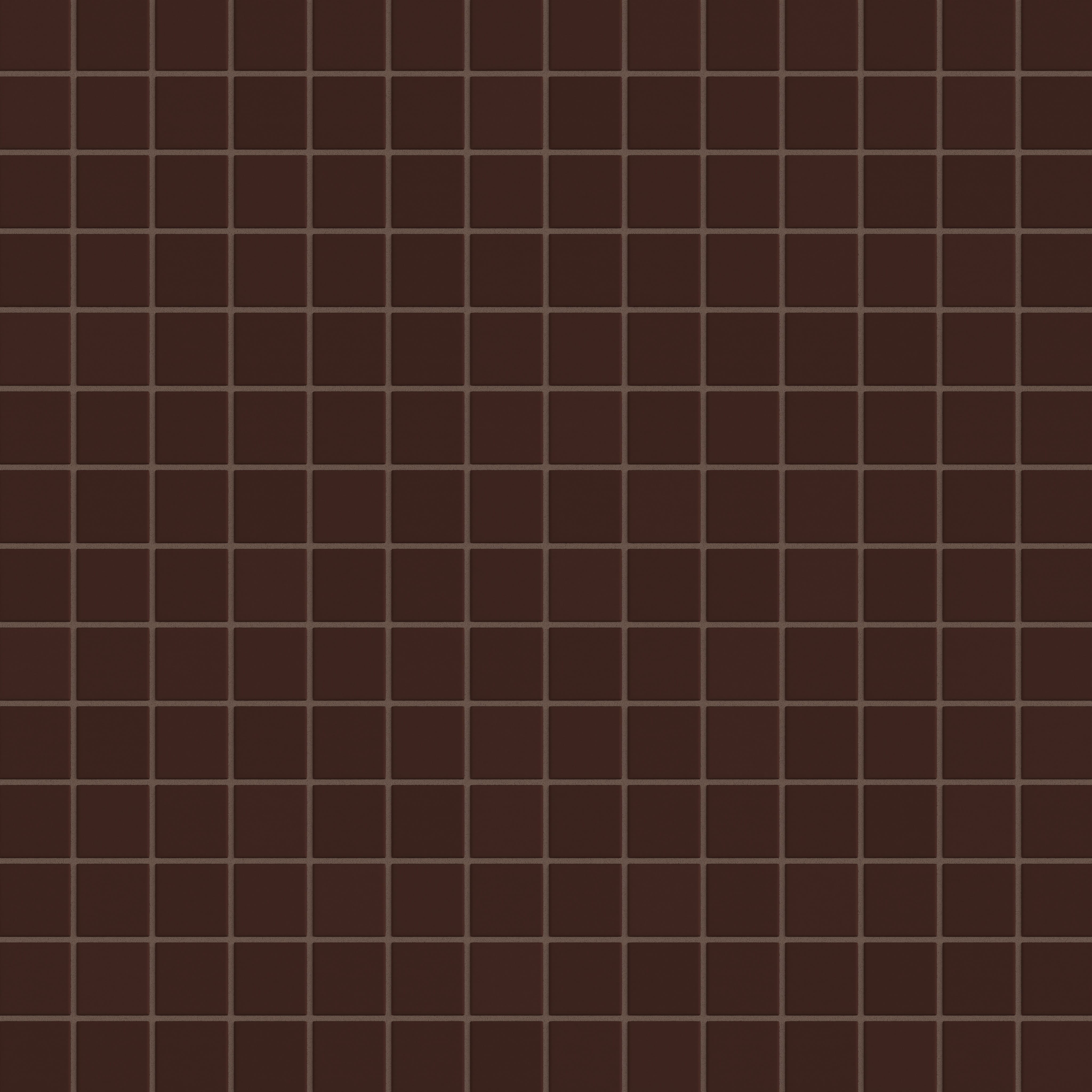 Quick Ship 2x2 Straight Set Sheeted Original Ceramic Mosaic Tile in Garnet Matte