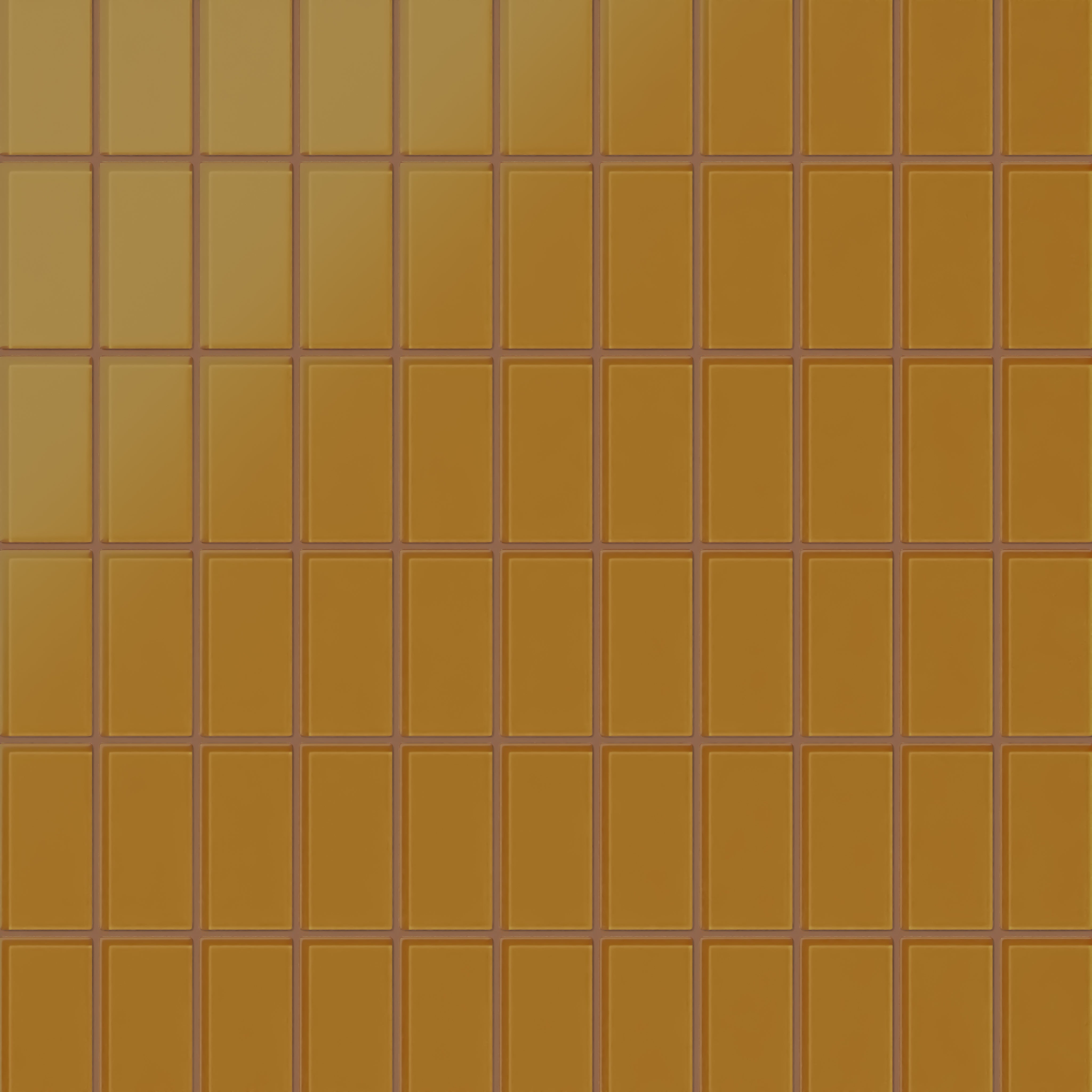 2x4 Straight Set Sheeted Glass Mosaic Tile in Falcon Matte
