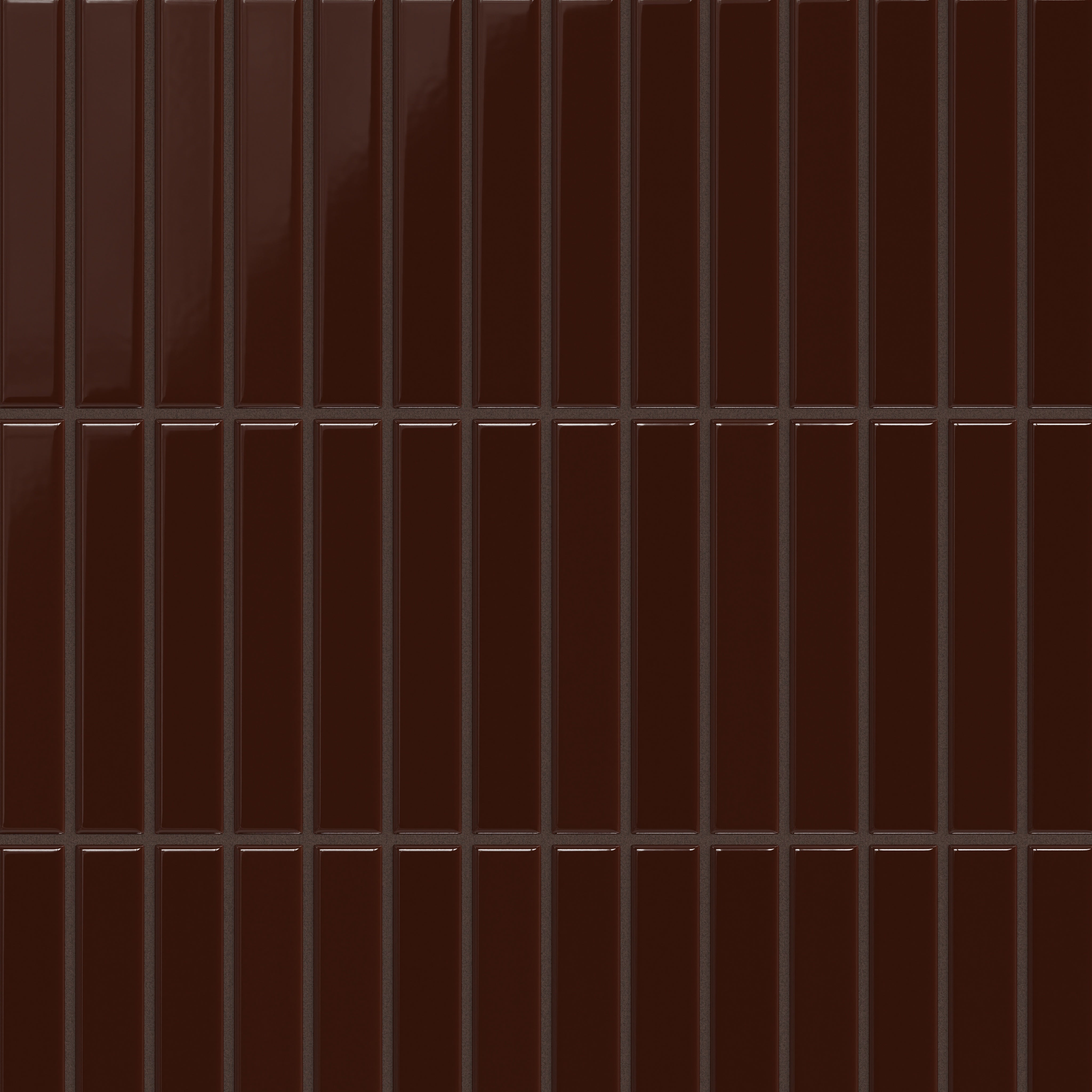 Garnet 1x6 Straight Set Sheeted Gloss Original Ceramic Tile