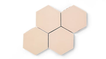 6" Hexagon Original Ceramic Tile in Tumbleweed Matte