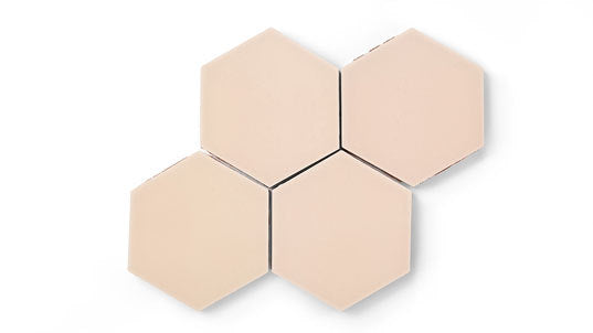 6" Hexagon Original Ceramic Tile in Tumbleweed Matte