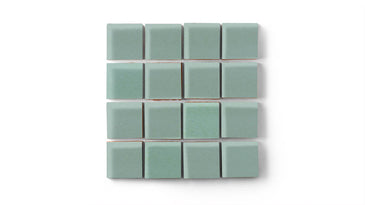 2x2 Straight Set Sheeted Original Ceramic Mosaic Tile in Amalfi Coast Matte