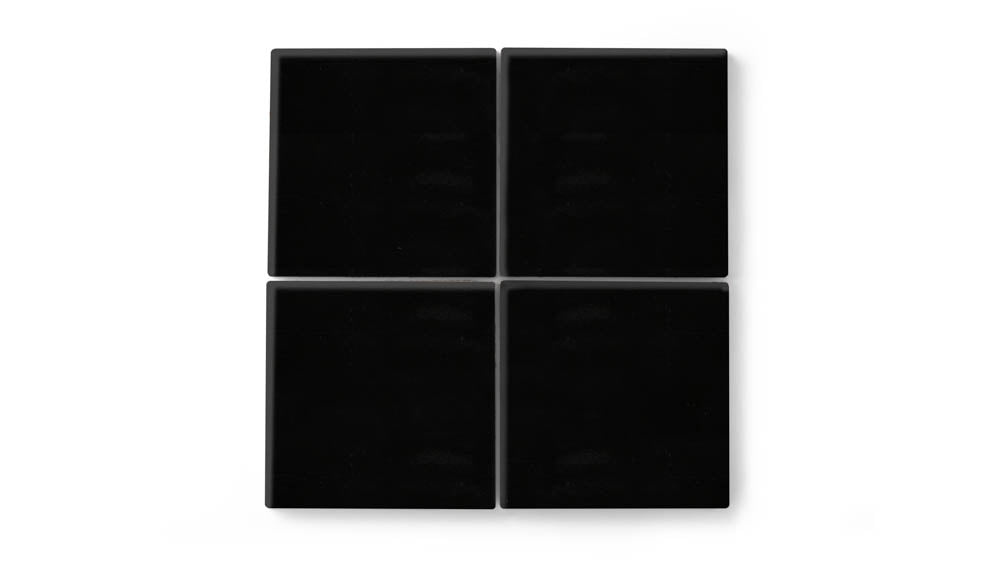 6x6 Original Ceramic Tile in Raven Gloss