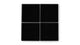 6x6 Original Ceramic Tile in Raven Gloss