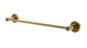 Flatiron Round Towel Bar 18" in Polished Brass