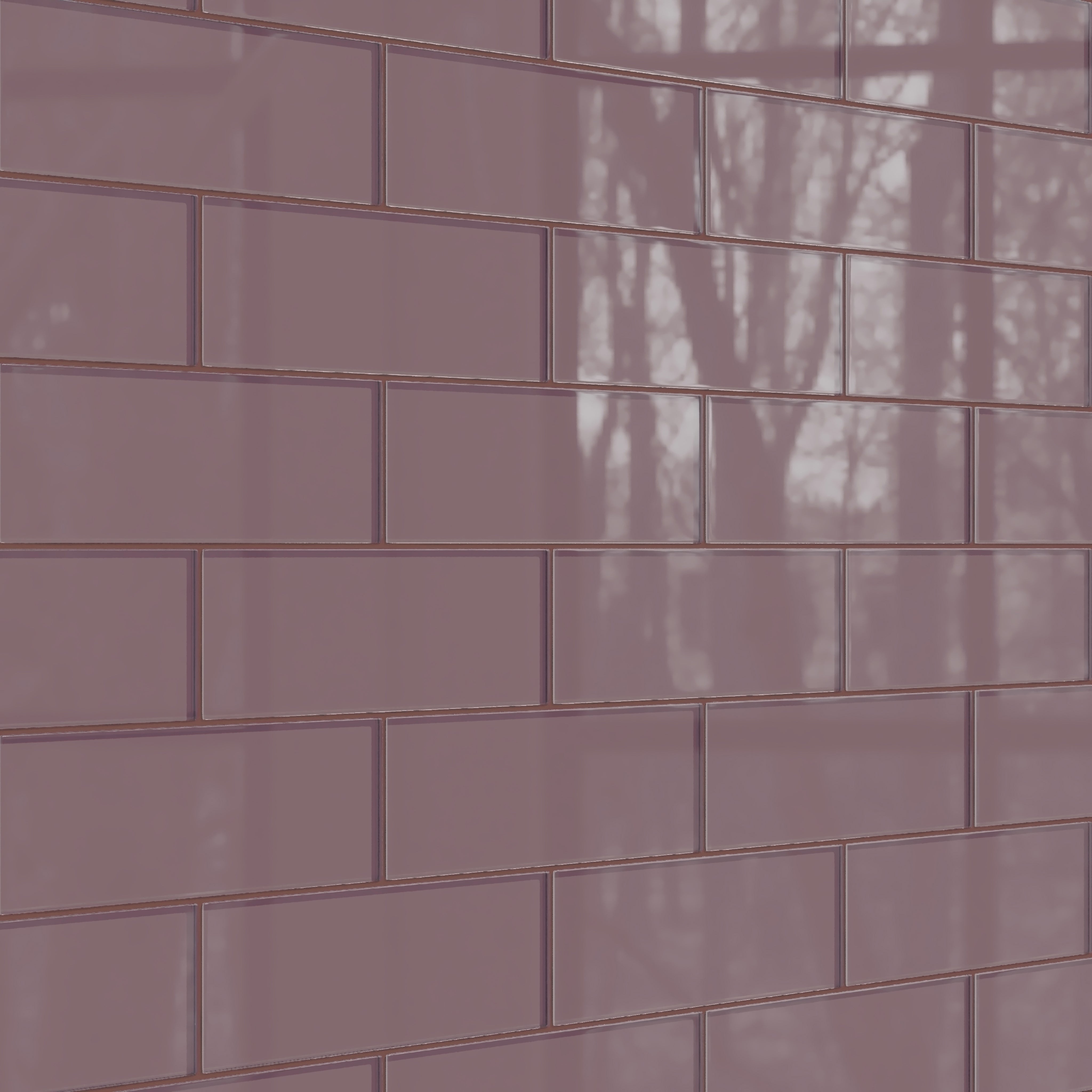 4x12 Glass Tile in Crane Gloss
