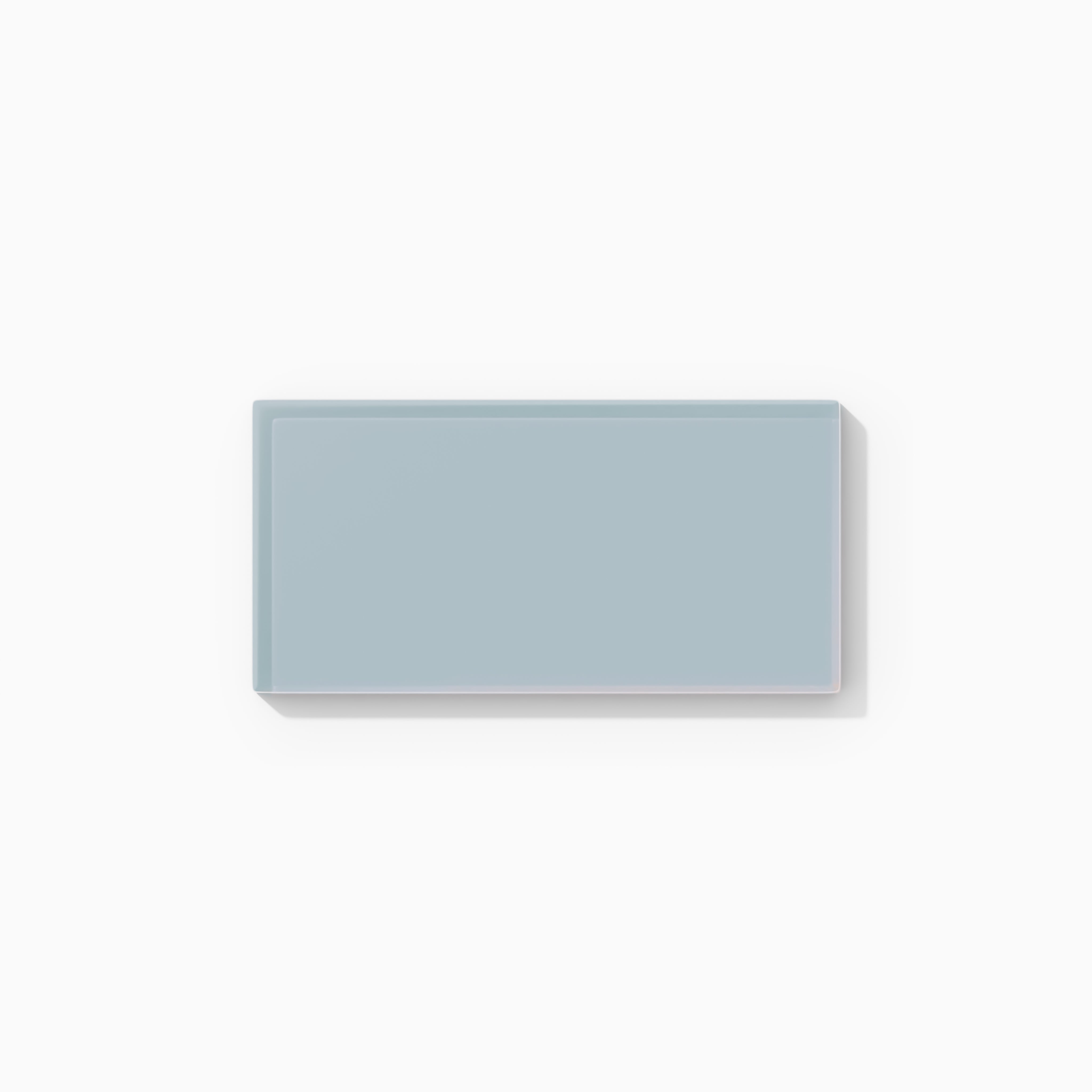 3x6 Glass Tile in Partridge Matte