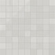 3x3 Straight Set Sheeted Natural Press Ceramic Mosaic Tile in Cloud Cover Gloss