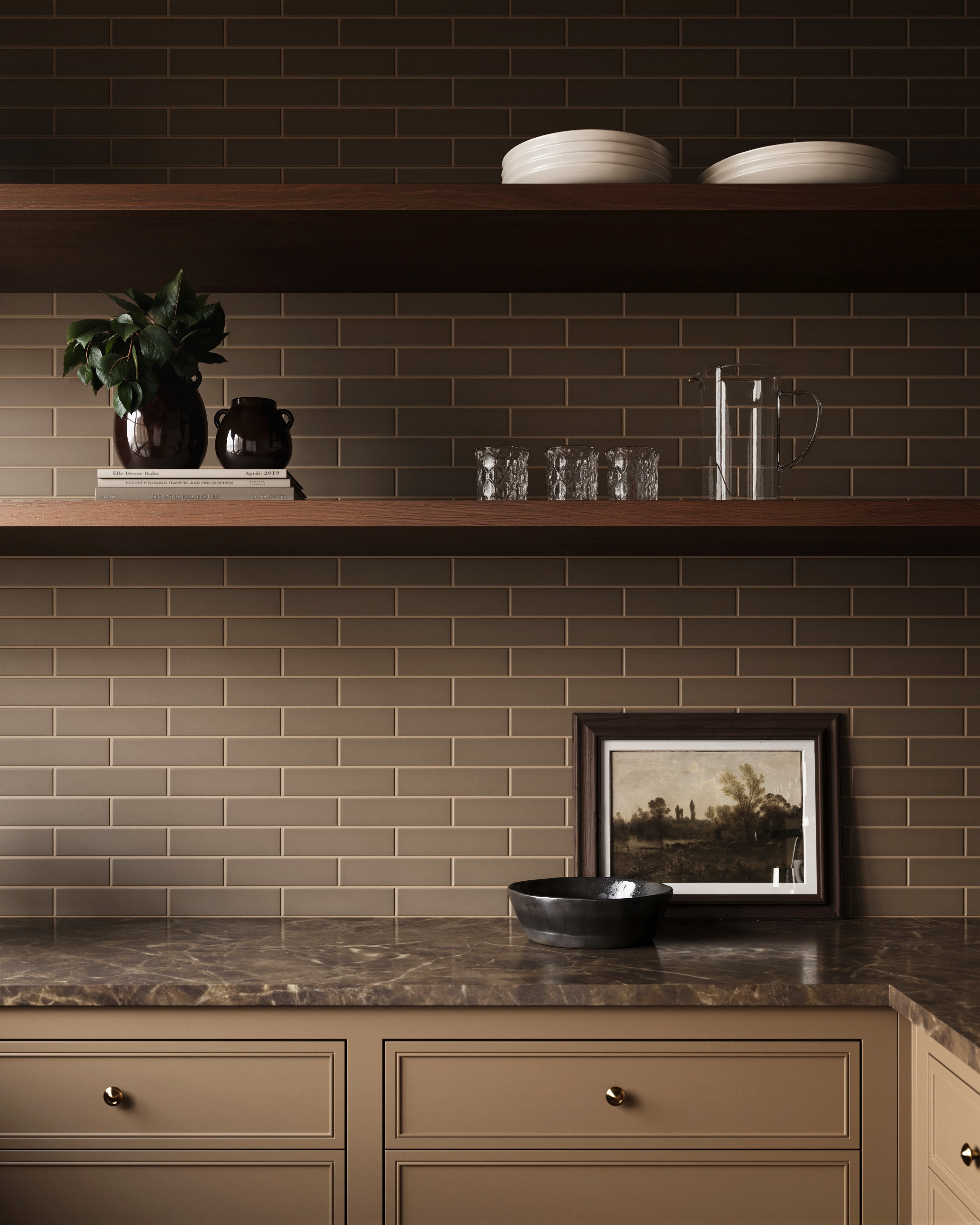 2x8 Original Ceramic Tile in Cardamom Matte