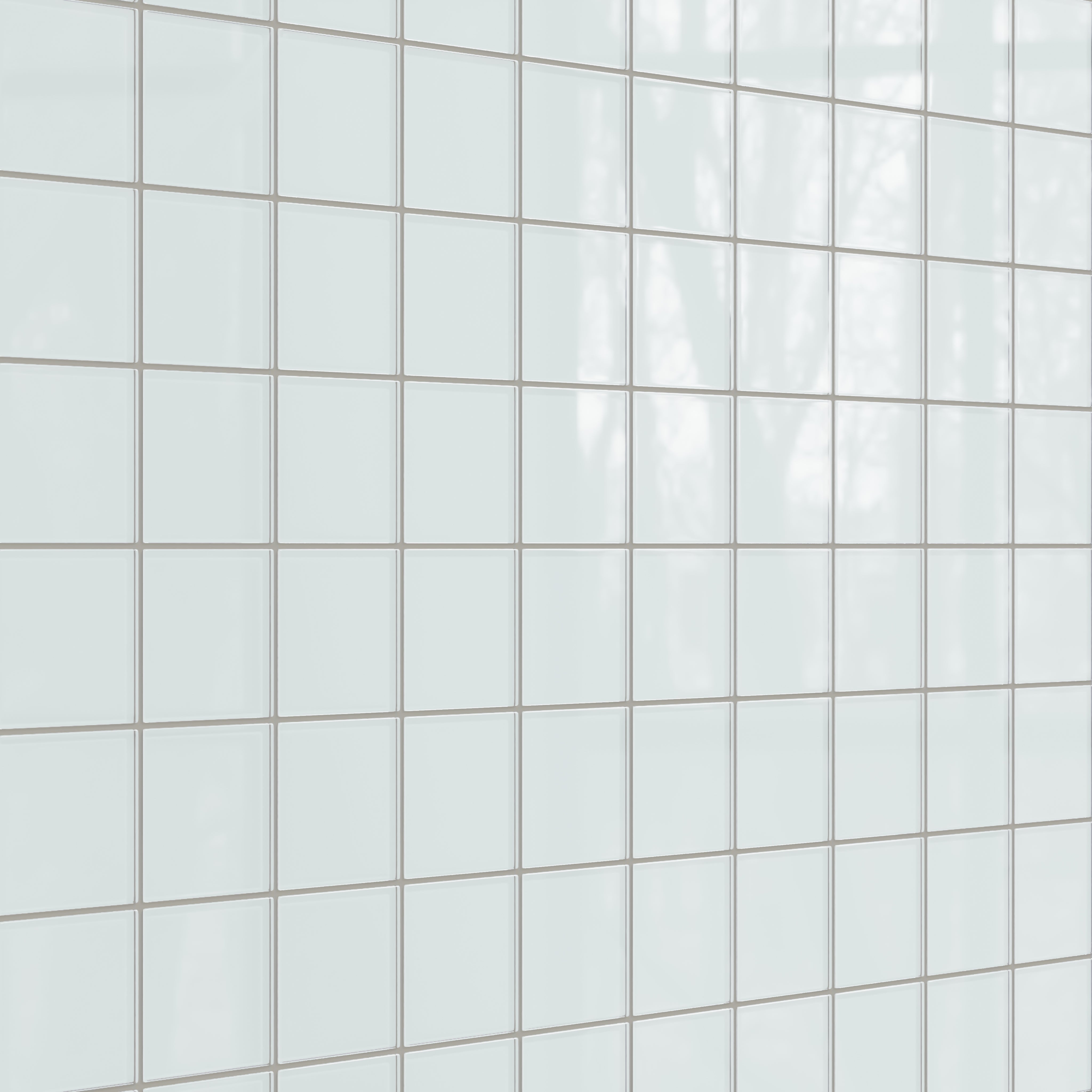 4x4 Glass Tile in Warbler Gloss