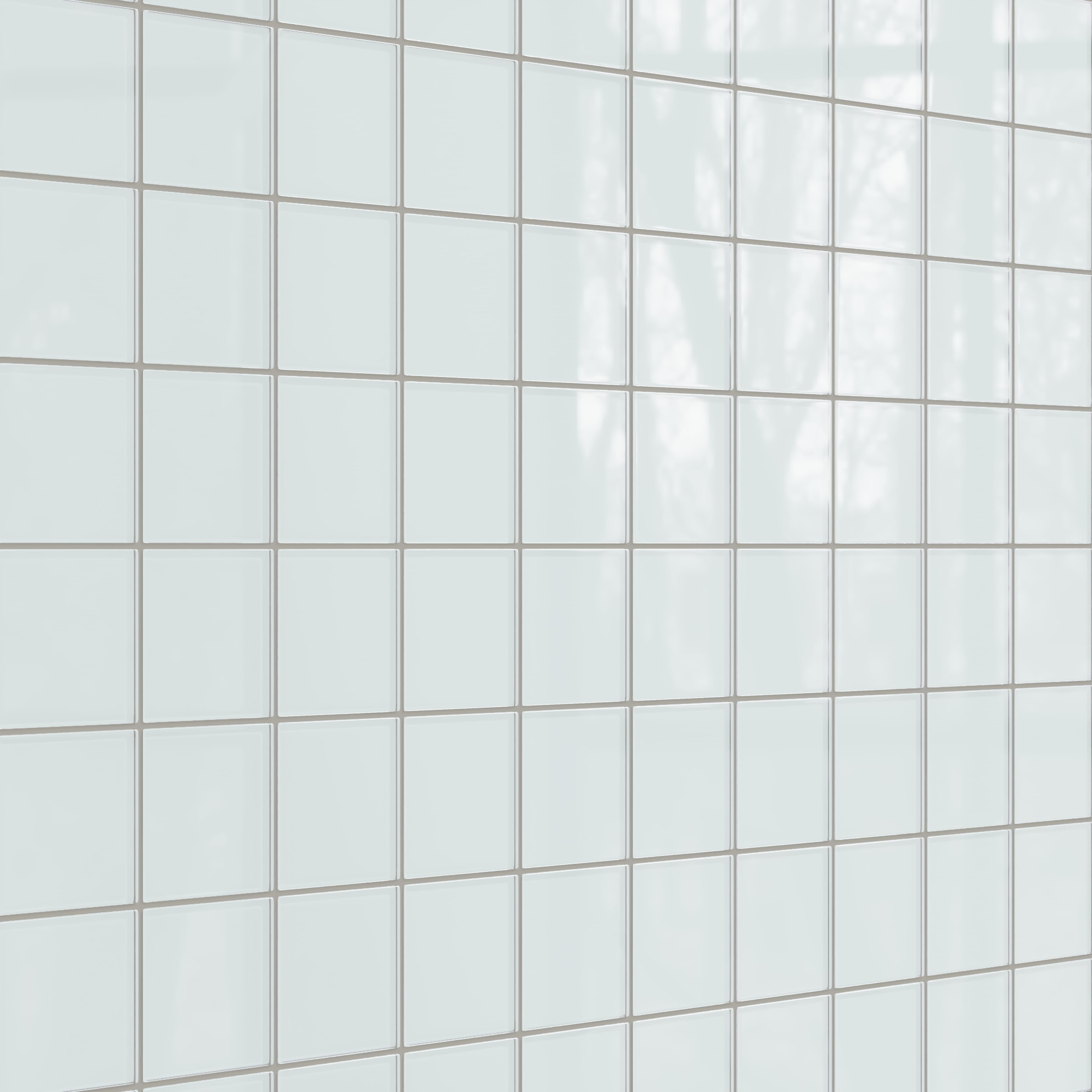 Quick Ship 4x4 Glass Tile in Warbler Gloss