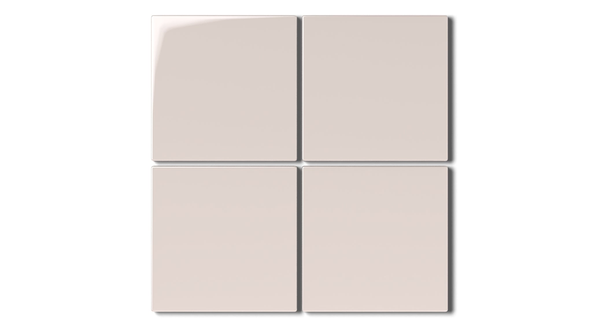 4x4 Natural Press Ceramic Tile in Tyrian Purple Gloss