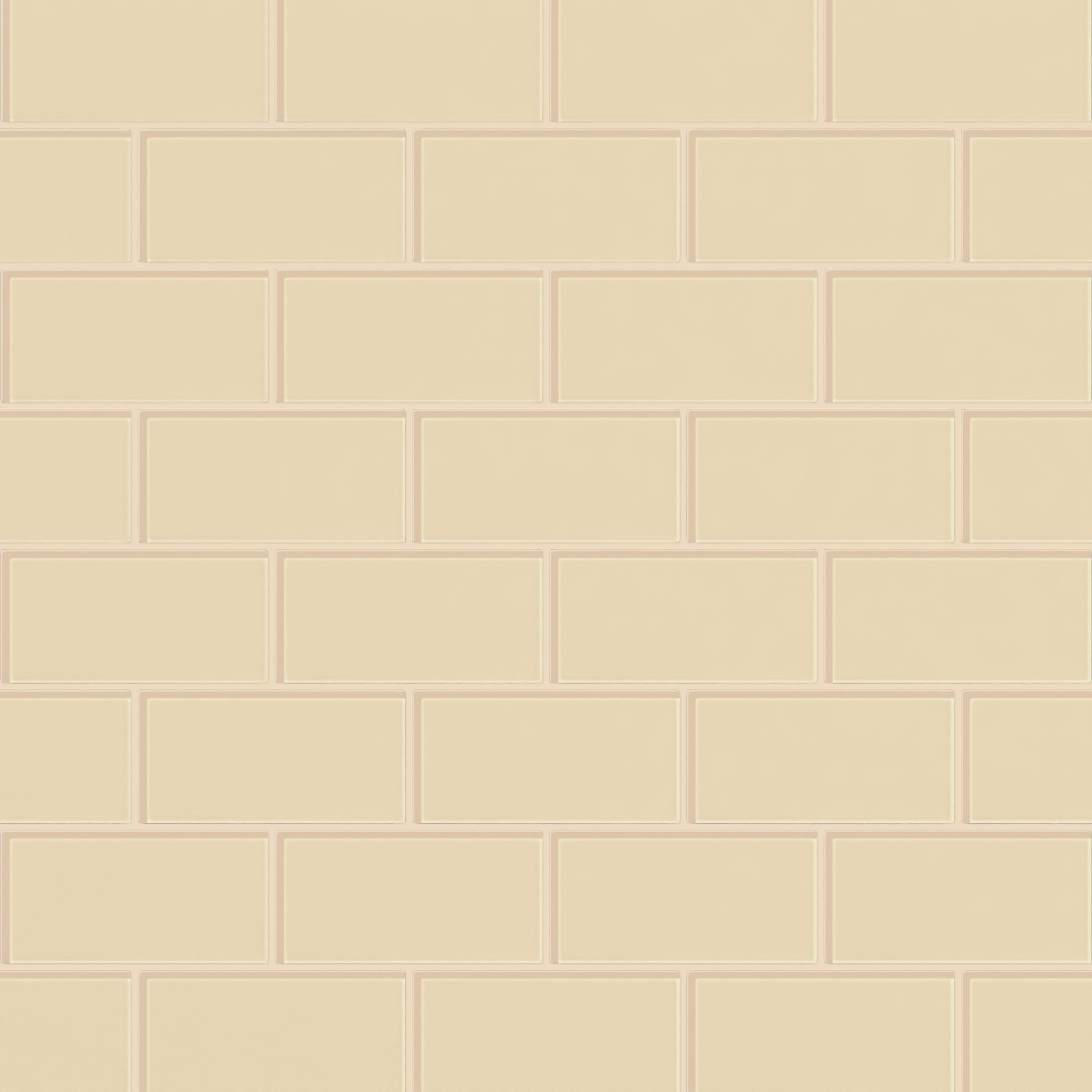 3x6 Glass Tile in Chickadee Gloss