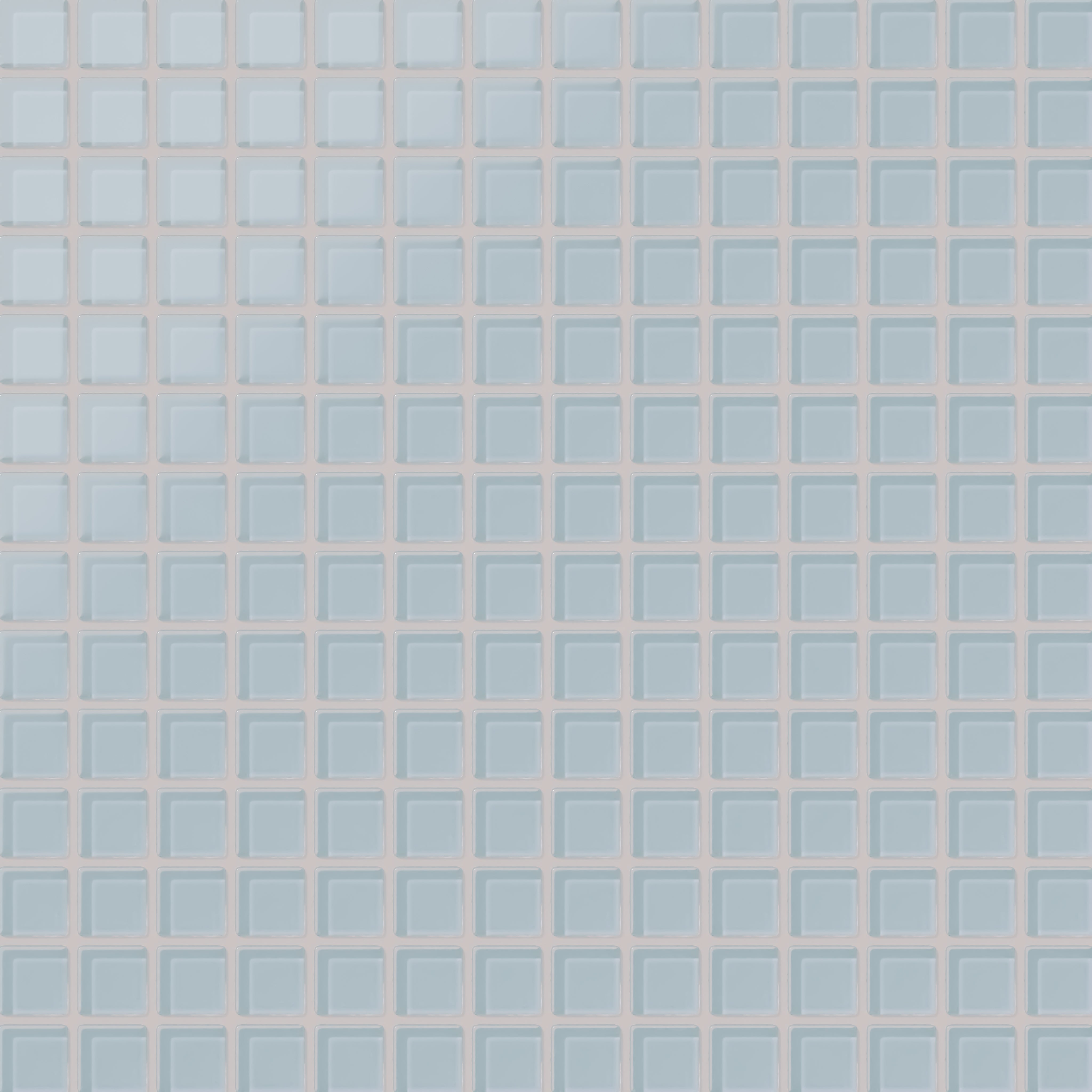 1x1 Straight Set Sheeted Glass Mosaic Tile in Partridge Matte