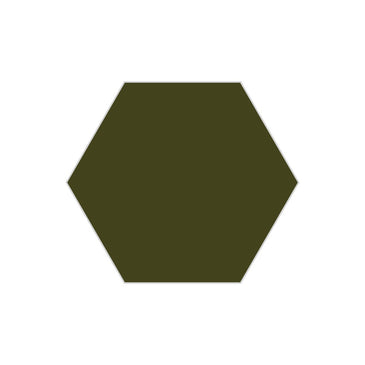 8" Hexagon Original Ceramic Tile in Lone Pine Matte
