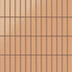 1x4 Straight Set Sheeted Glass Mosaic Tile in Carolina Wren Matte