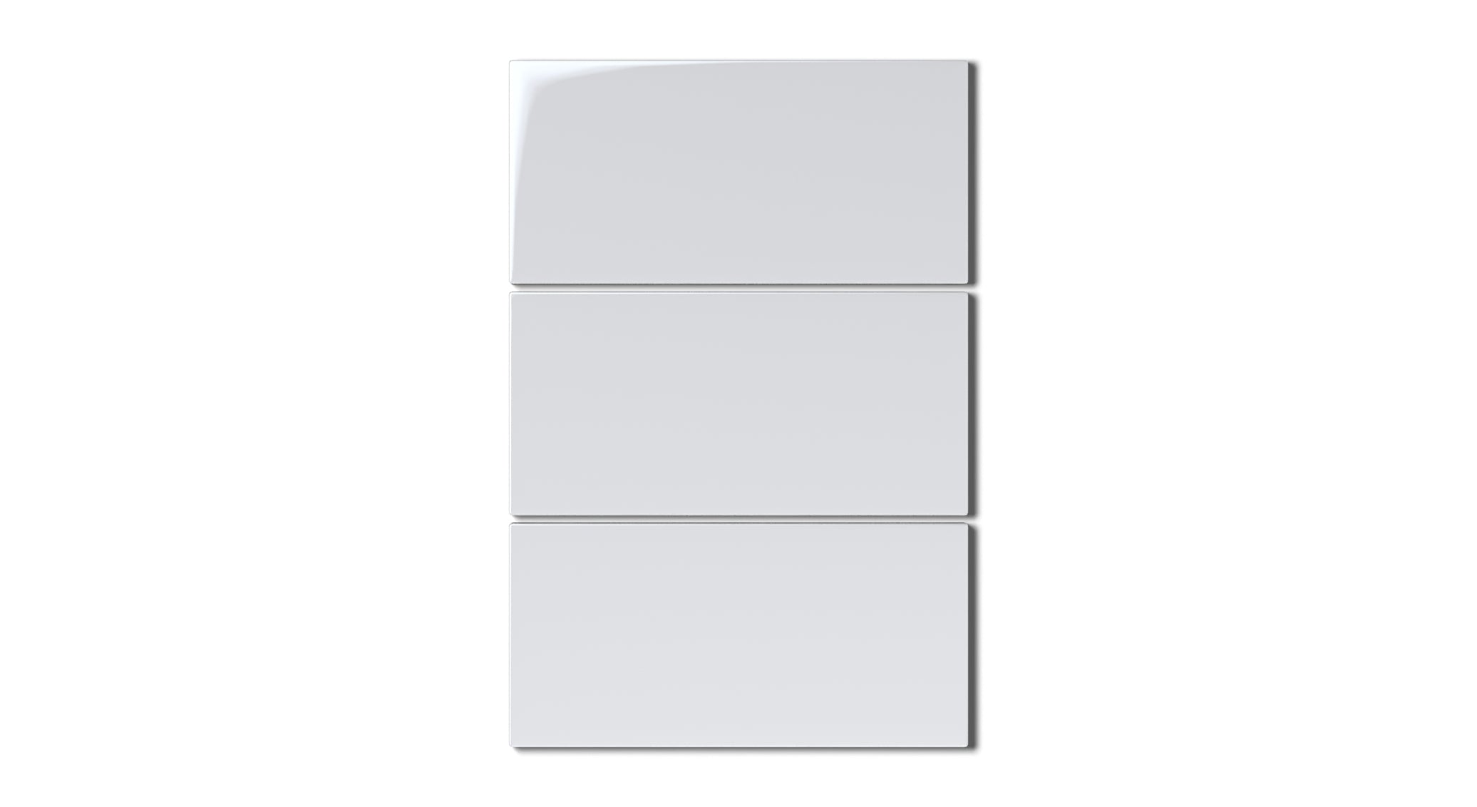 4x8 Natural Press Ceramic Tile in Tin Oxide Gloss