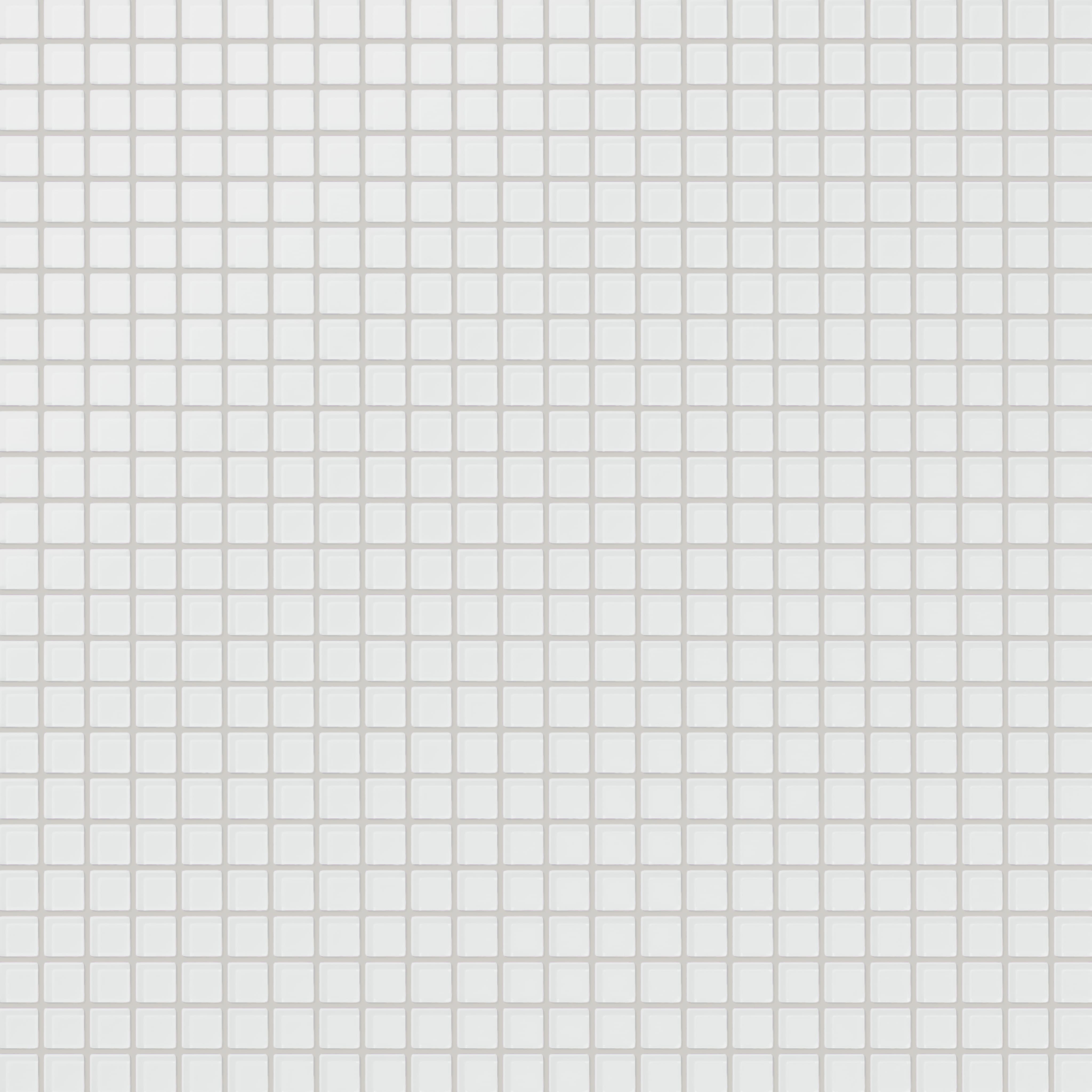 Factory Sale 1x1 Straight Set Sheeted Glass Mosaic Tile in Egret Matte