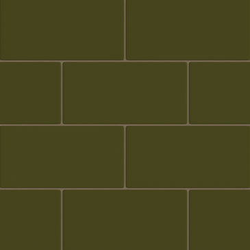 6x12 Original Ceramic Tile in Bonsai Matte