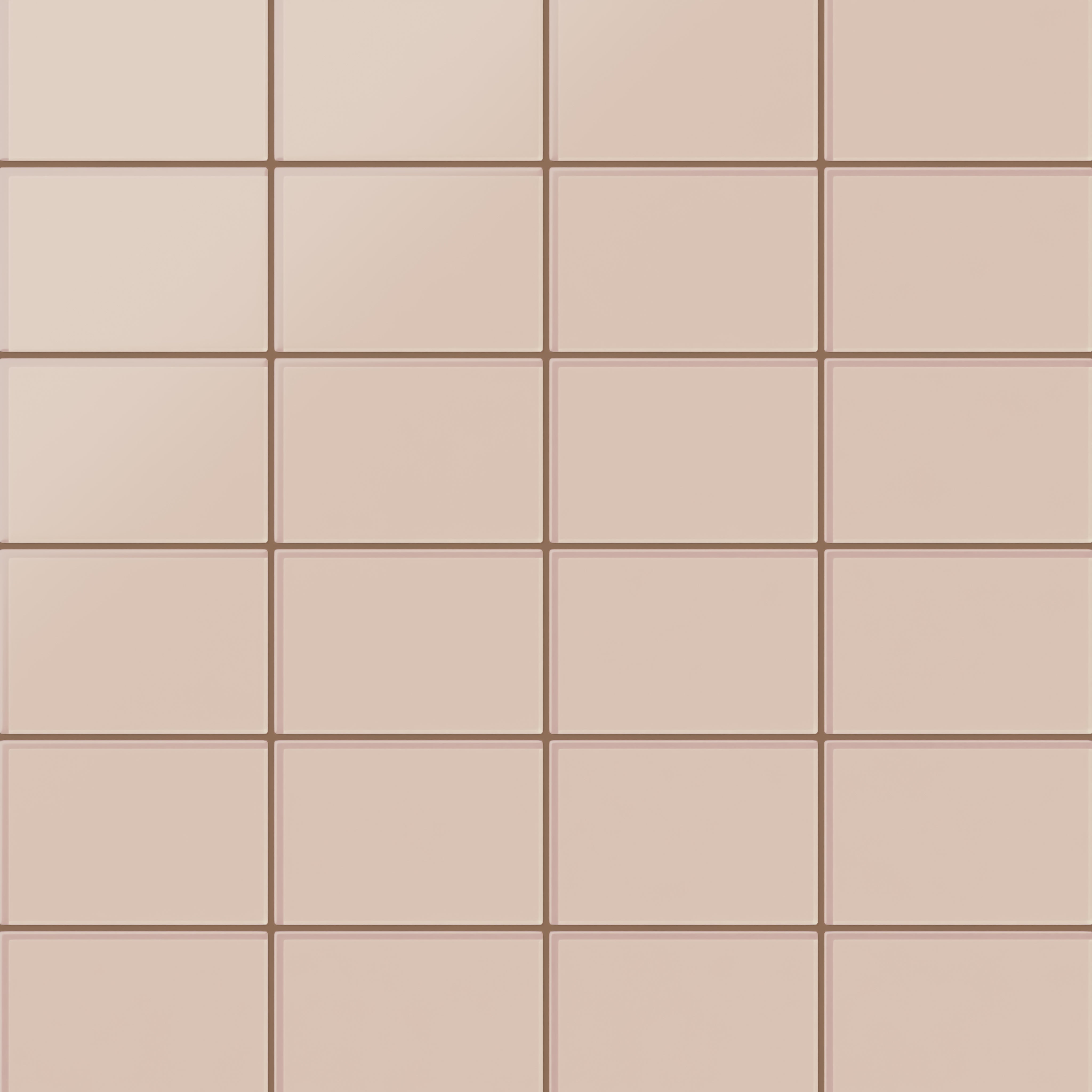 4x6 Glass Tile in Rosy Finch Matte