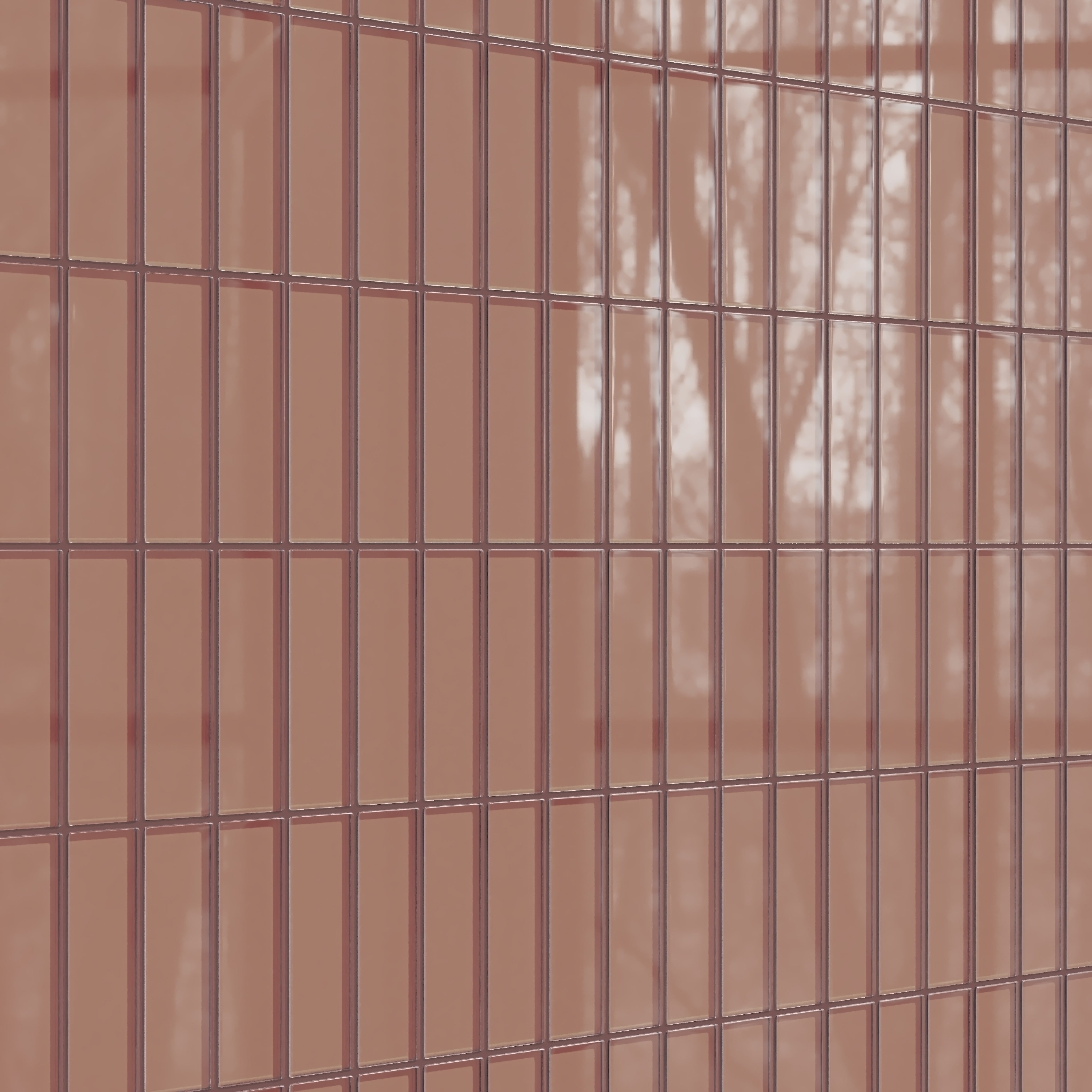 2x6 Glass Tile in Flicker Gloss
