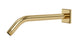 Flatiron 45-Degree 12" Shower Arm with Flange in Polished Brass