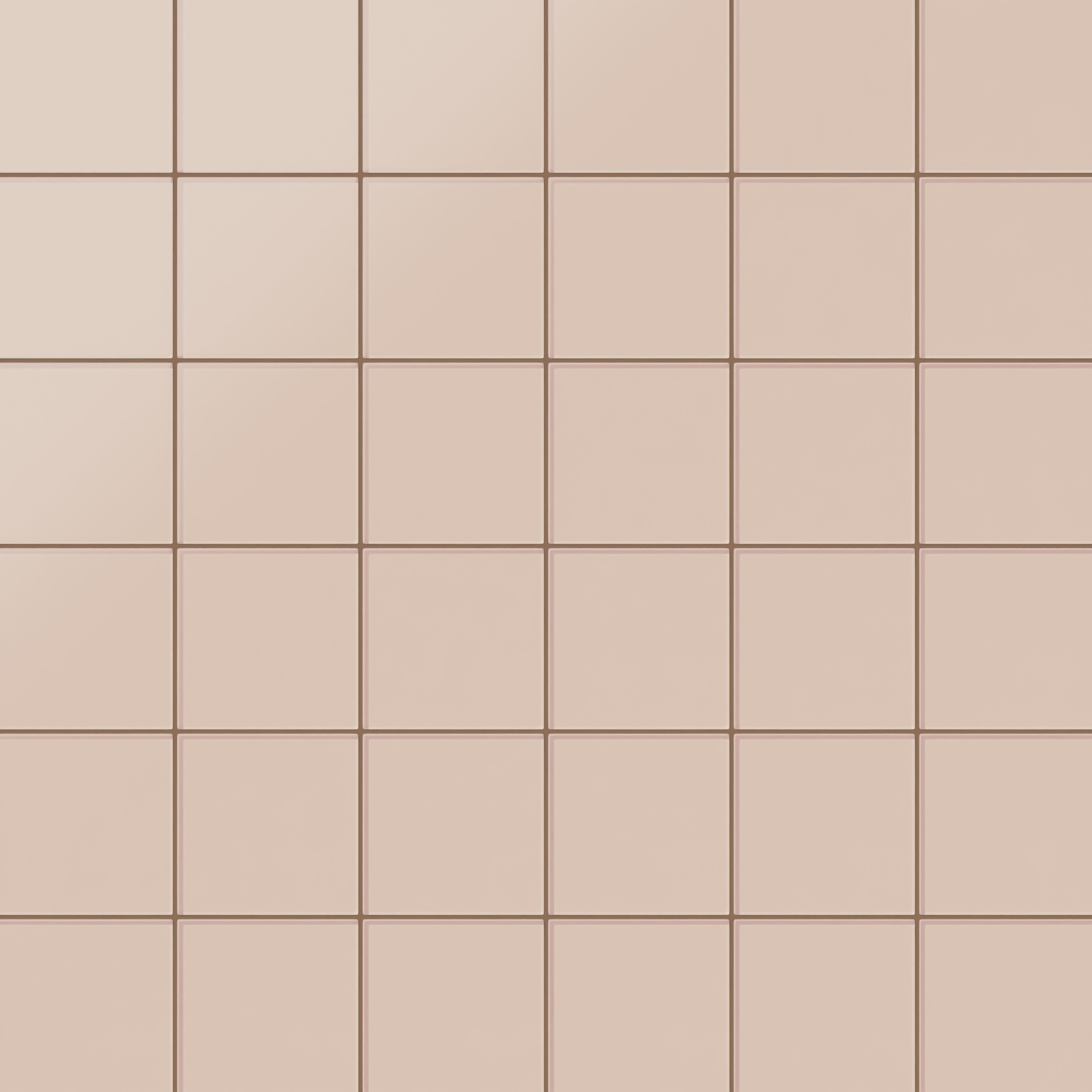 6x6 Glass Tile in Rosy Finch Matte