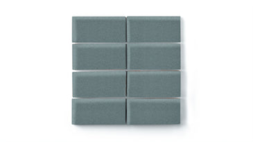 2x4 Straight Set Sheeted Original Ceramic Mosaic Tile in Flagstone Matte