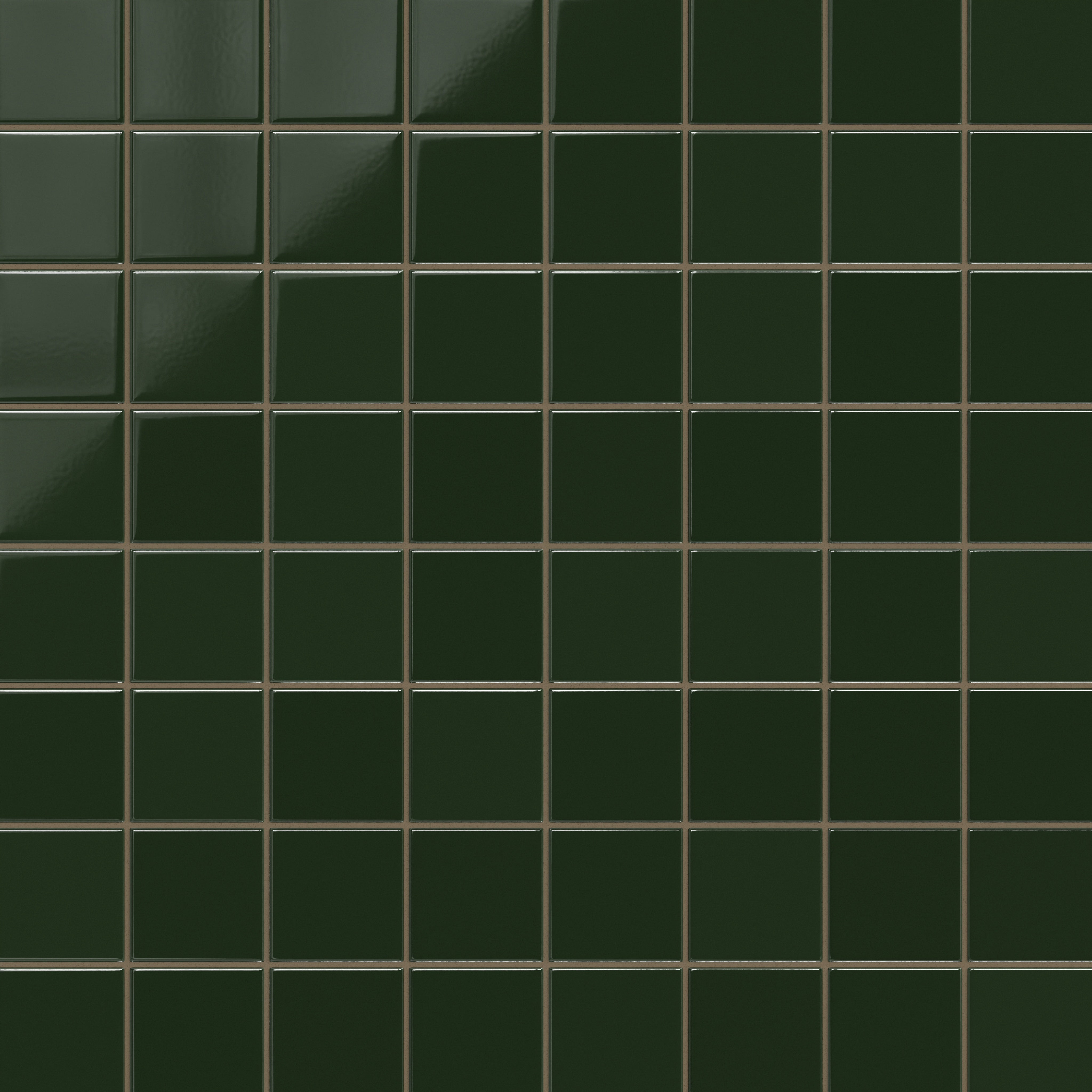4x4 Original Ceramic Tile in Hunter Green Gloss