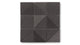 4" Triangle Original Ceramic Tile in Carbon Matte