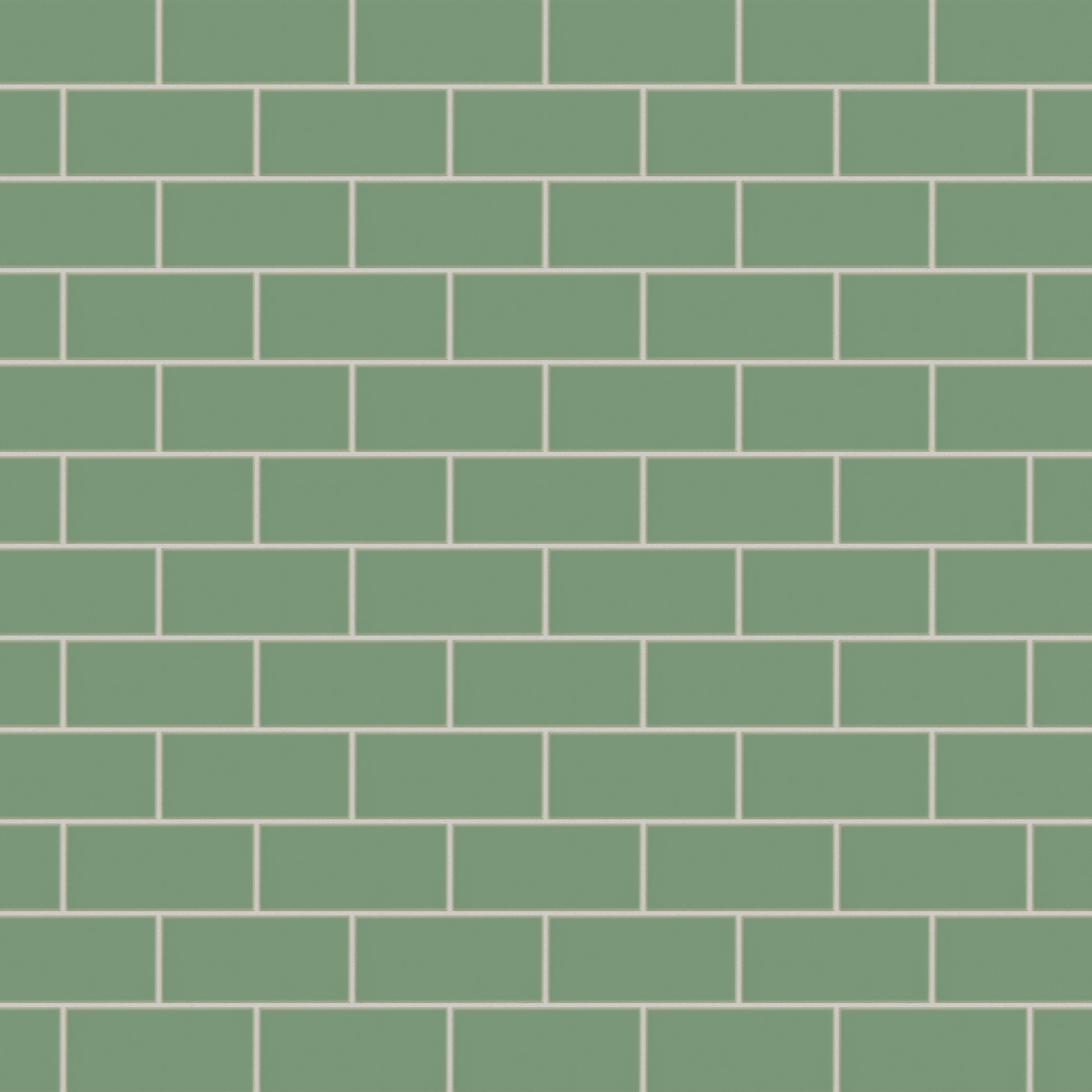 3x6 Original Ceramic Tile in Sea Green Matte