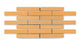 1x6 Half Offset Sheeted Original Ceramic Mosaic Tile in Koi Gloss