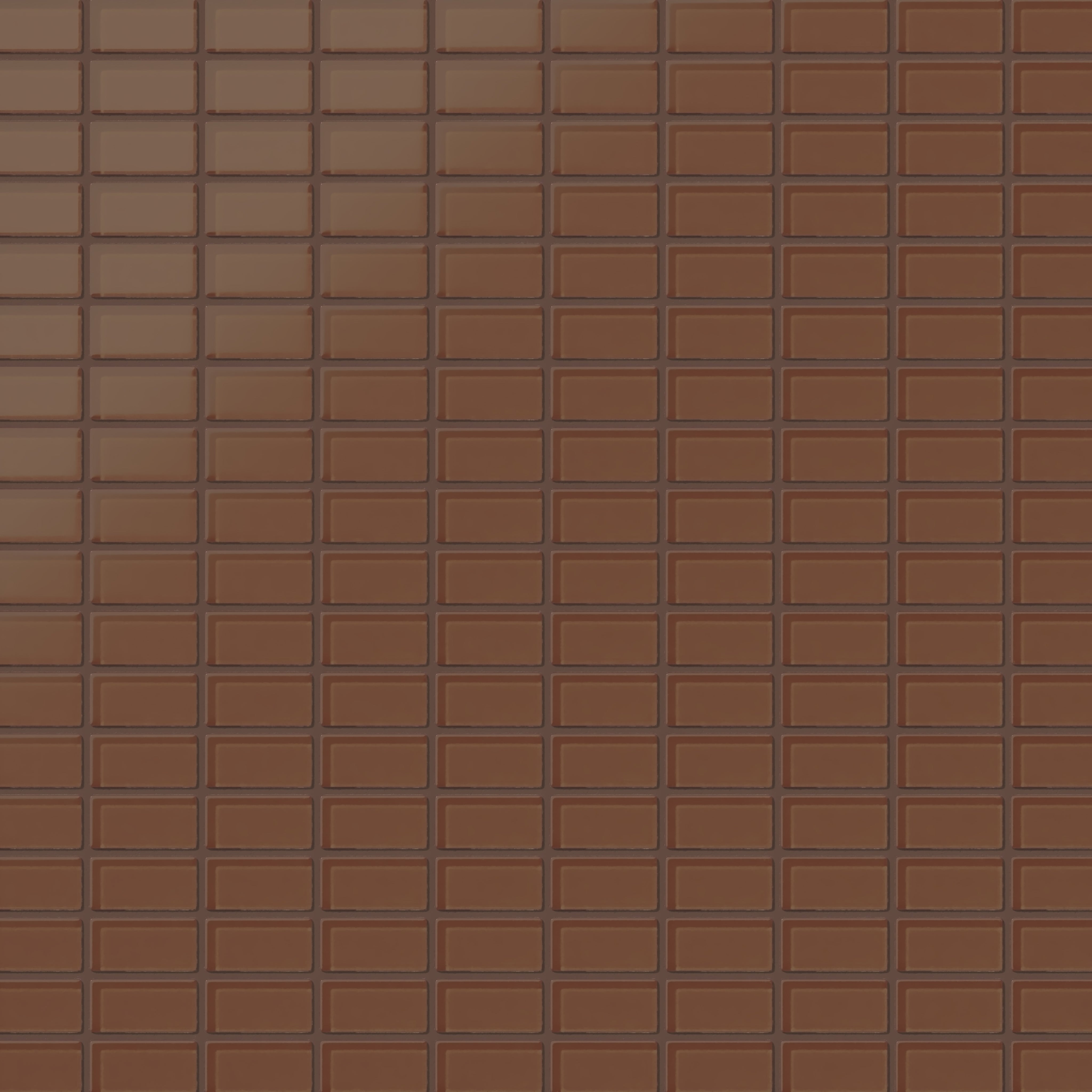 1x2 Straight Set Sheeted Glass Mosaic Tile in Kestrel Matte
