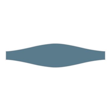 Wave Original Ceramic Tile in Nautical Matte